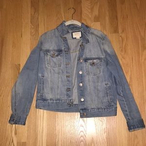 light wash jean jacket